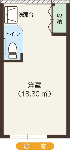 居室の間取り図
